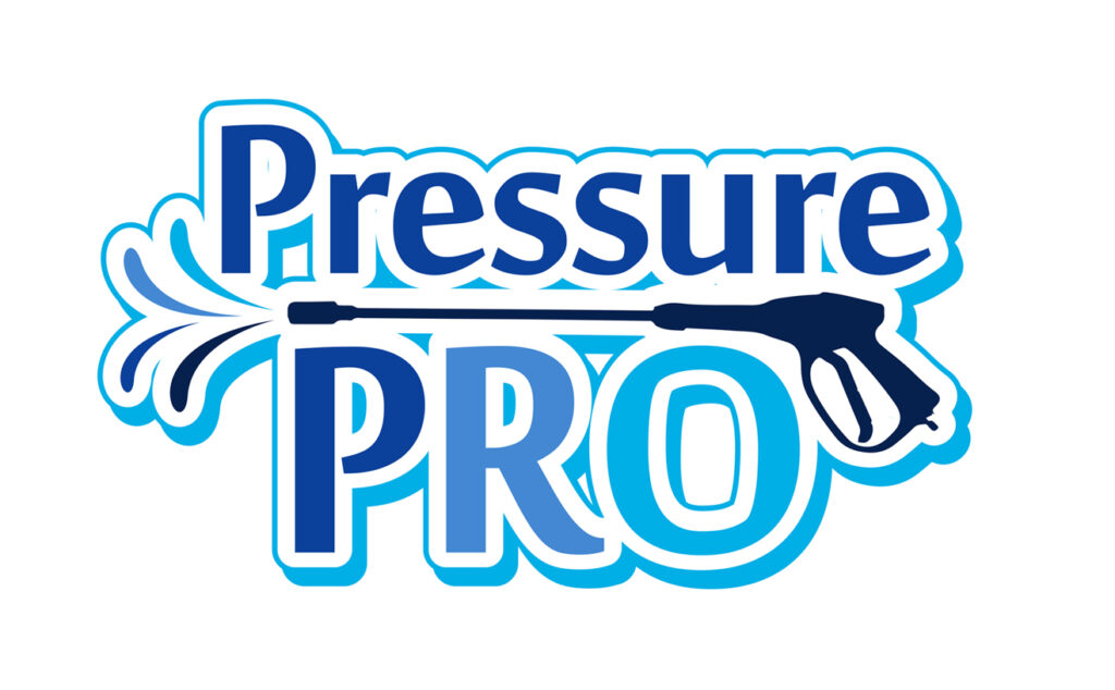 Pressure Washing Cleaning Logo